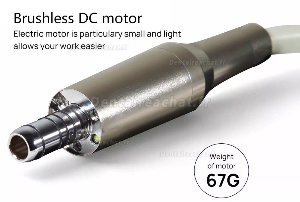 Micromoteur électrique dentaire sans balais à LED avec réservoir d'eau